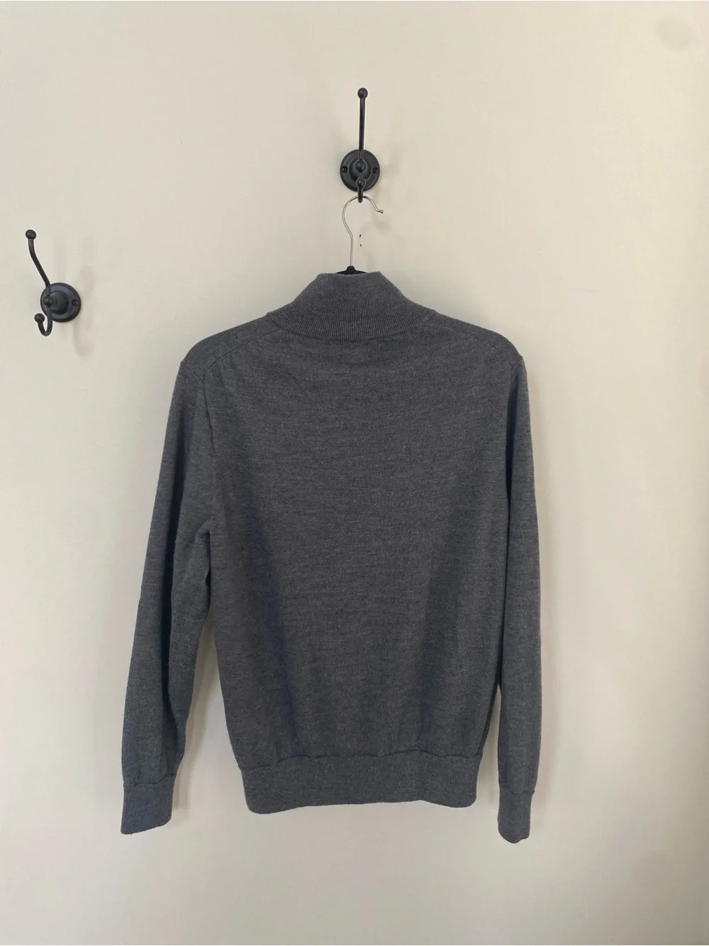 J Crew 100% Merino Wool Quarter Zip Mens Medium